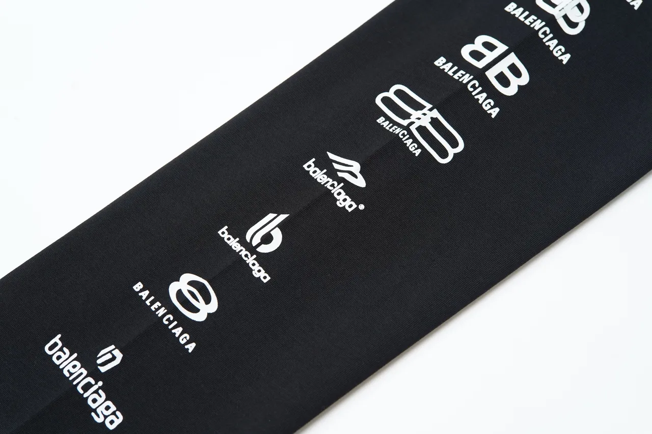 Balenciaga Classic LOGO T💰P110 32s 240g Authentic +Sizes ＋ Logo Size：Xs-L ：Black